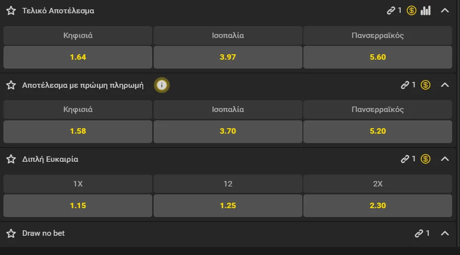 Live streaming και στατιστικά